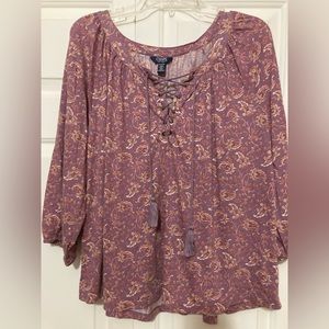 Boho peasant top by Chaps